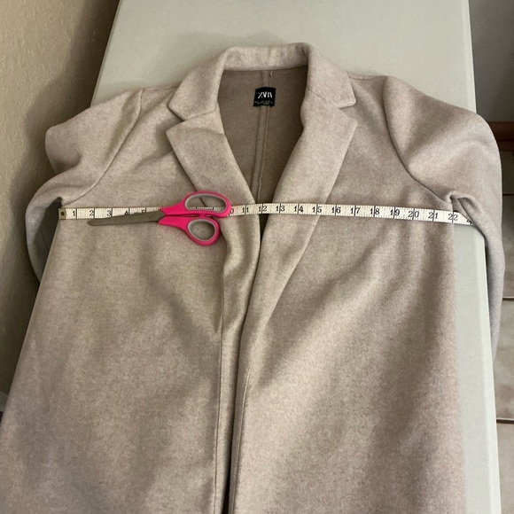 ZARA WOOL BLEND LONG COAT - Picture 5 of 5